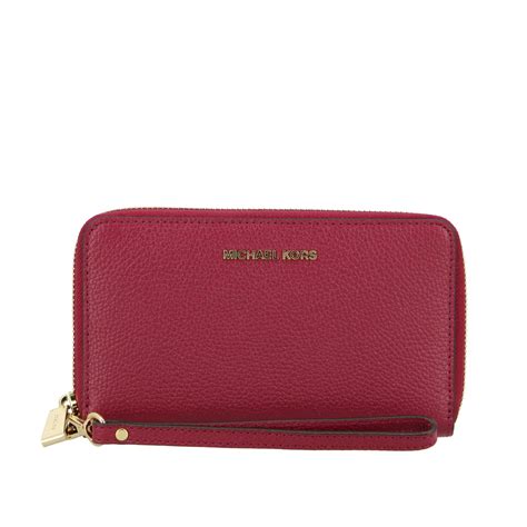 michael kors wallet authentication|Michael Kors dark cherry wallet.